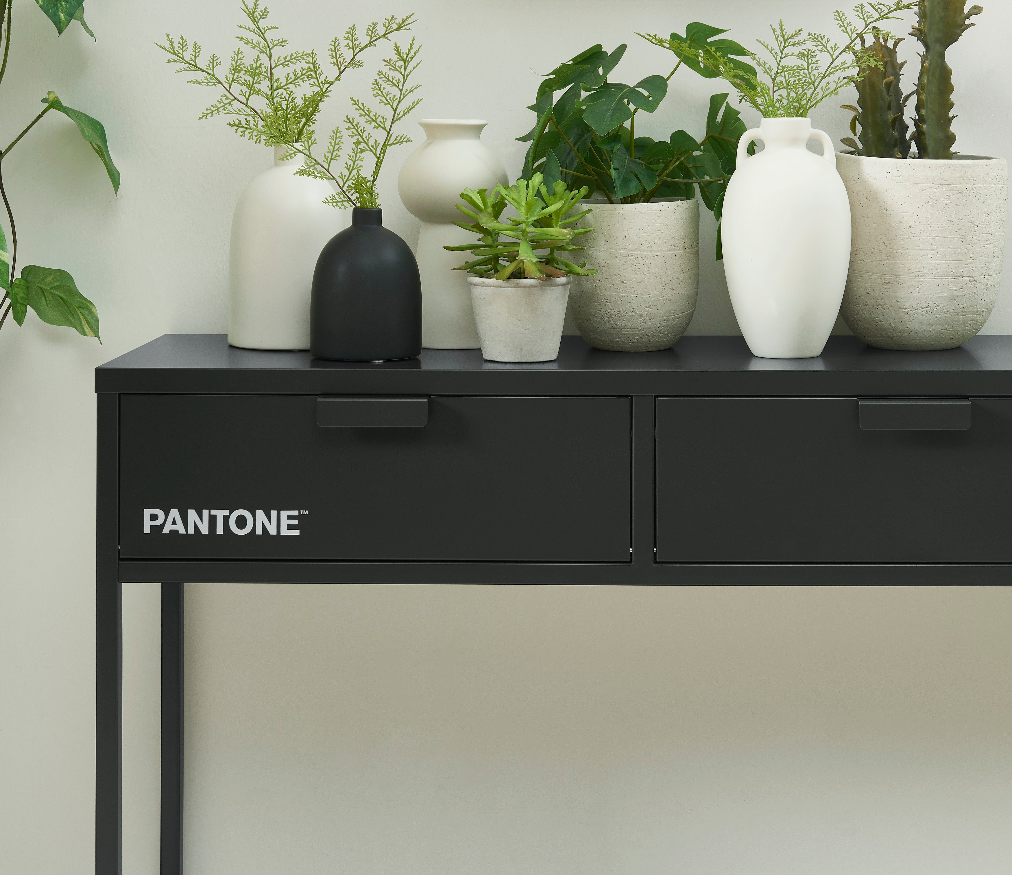 PANTONE® Metal Console Table – Anthracite