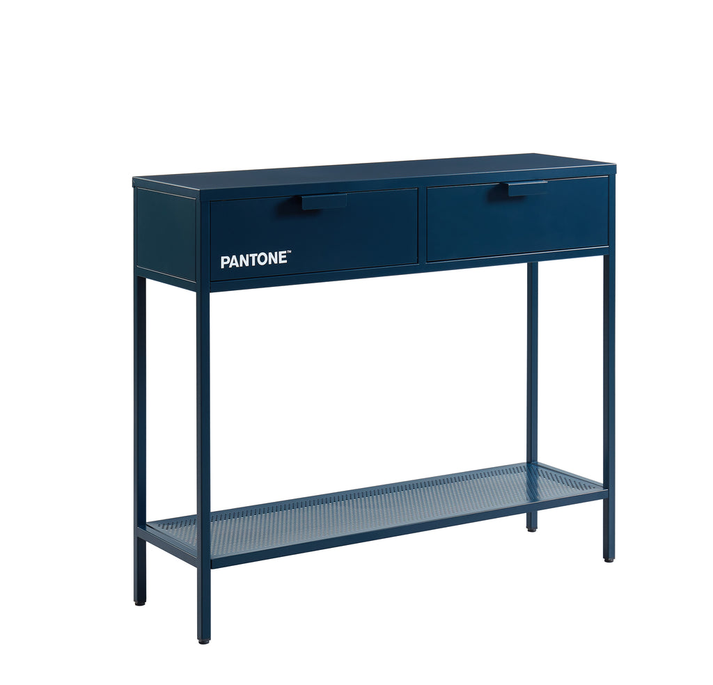 PANTONE® Metal Console Table – Midnight blue