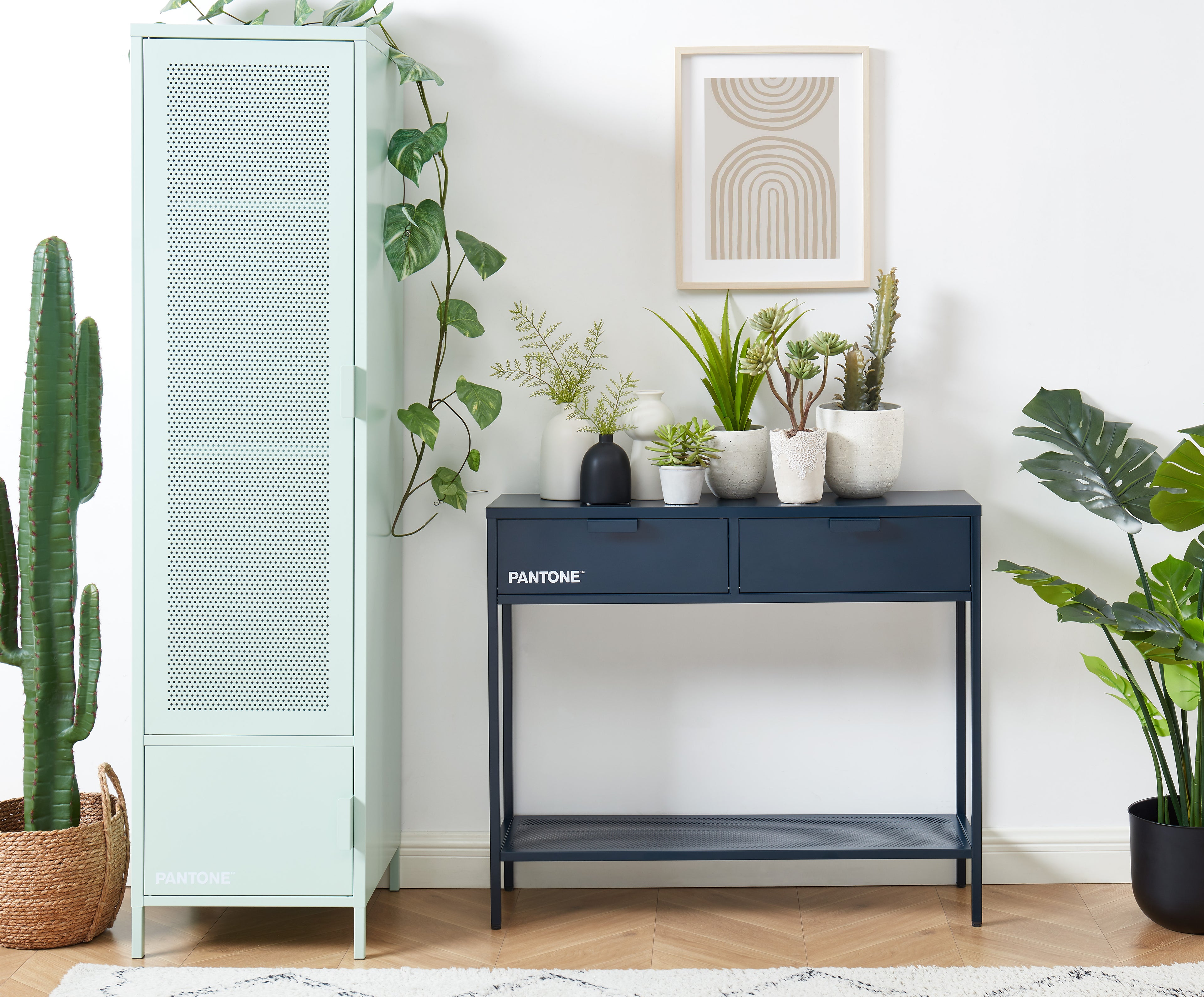 PANTONE® Metal Console Table – Midnight blue