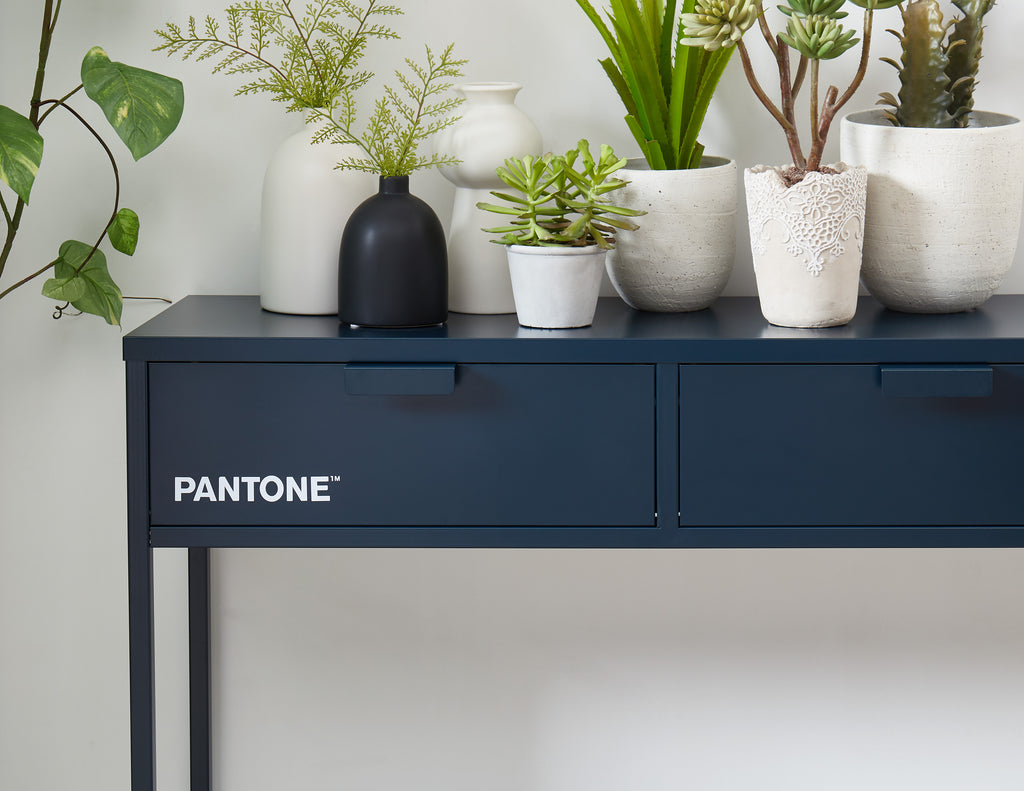 PANTONE® Metal Console Table – Midnight blue