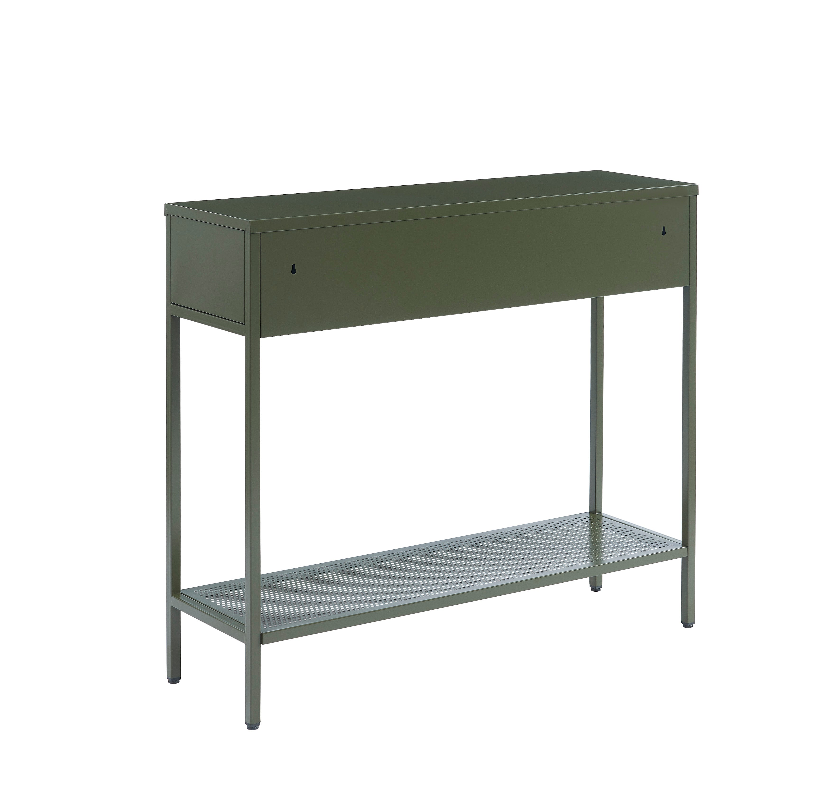 PANTONE® Metal Console Table – Olive green