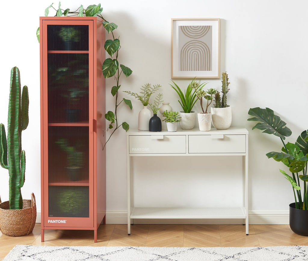 PANTONE® Metal Console Table – Sand