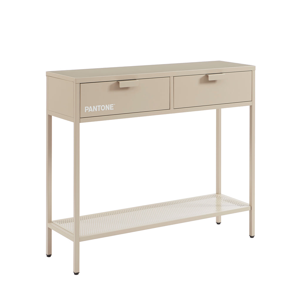 PANTONE® Metal Console Table – Taupe