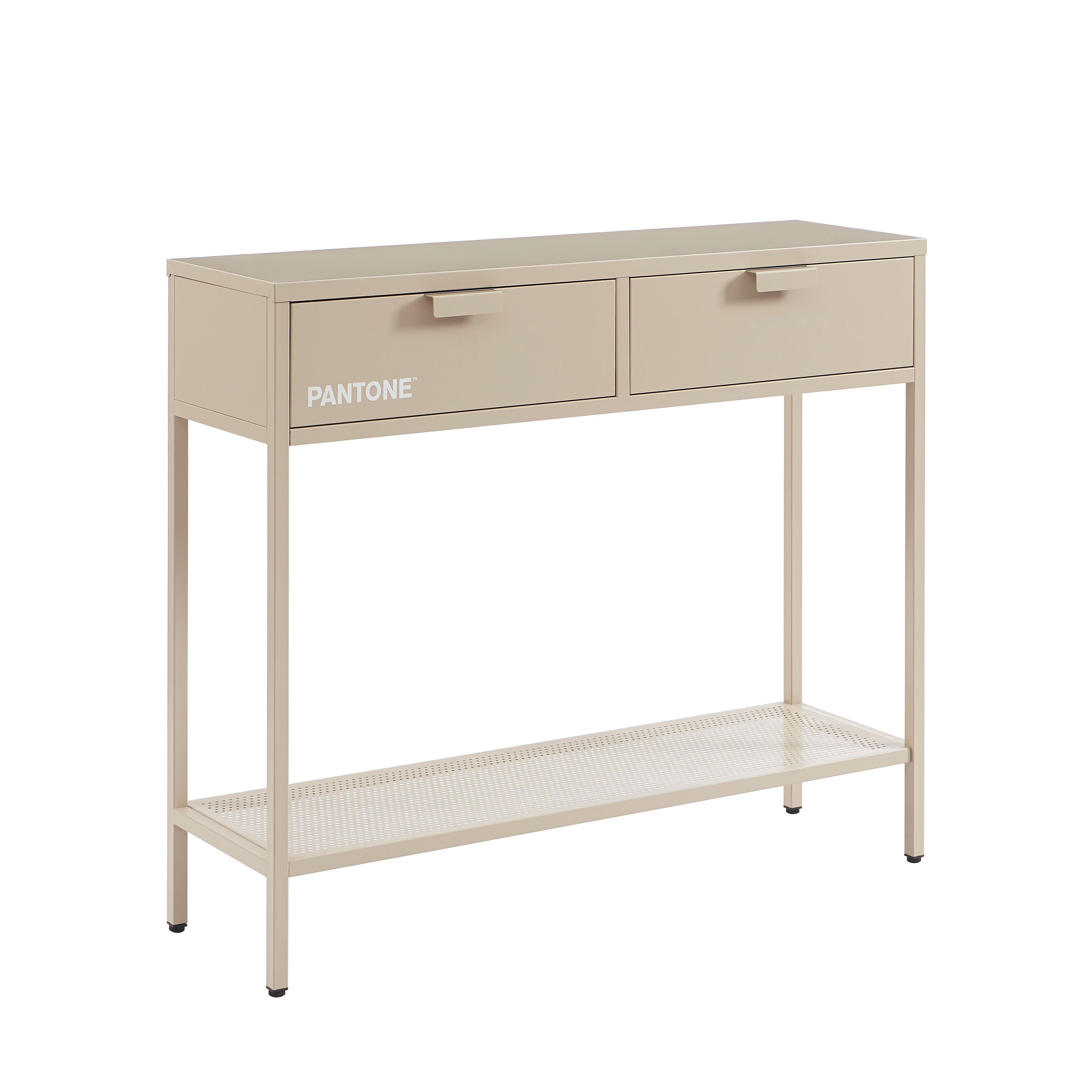 PANTONE® Metal Console Table – Taupe