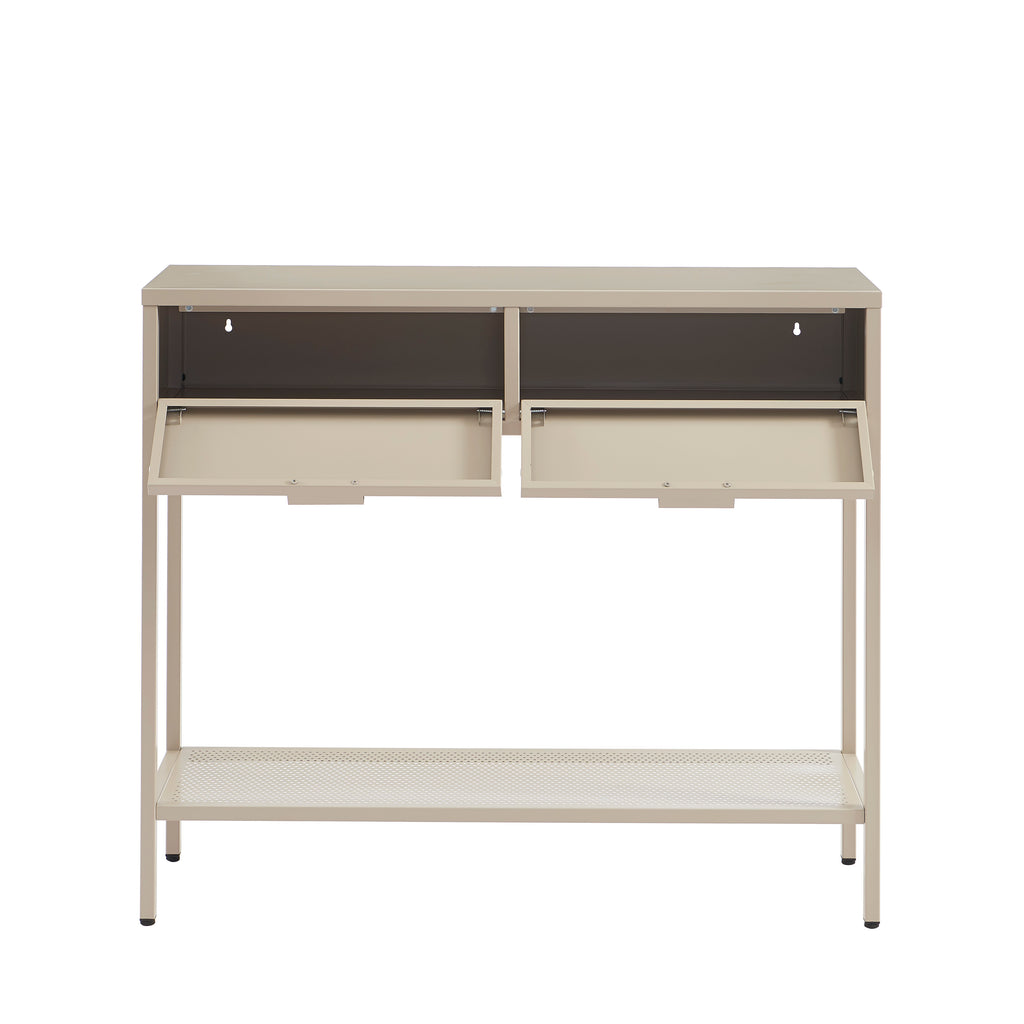 PANTONE® Metal Console Table – Taupe