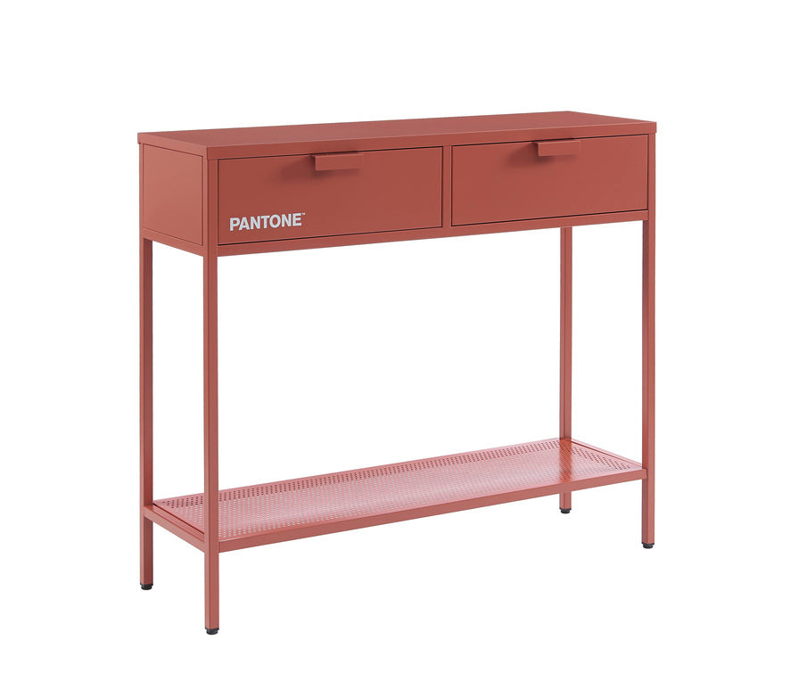 PANTONE® Metal Console Table – Terracotta