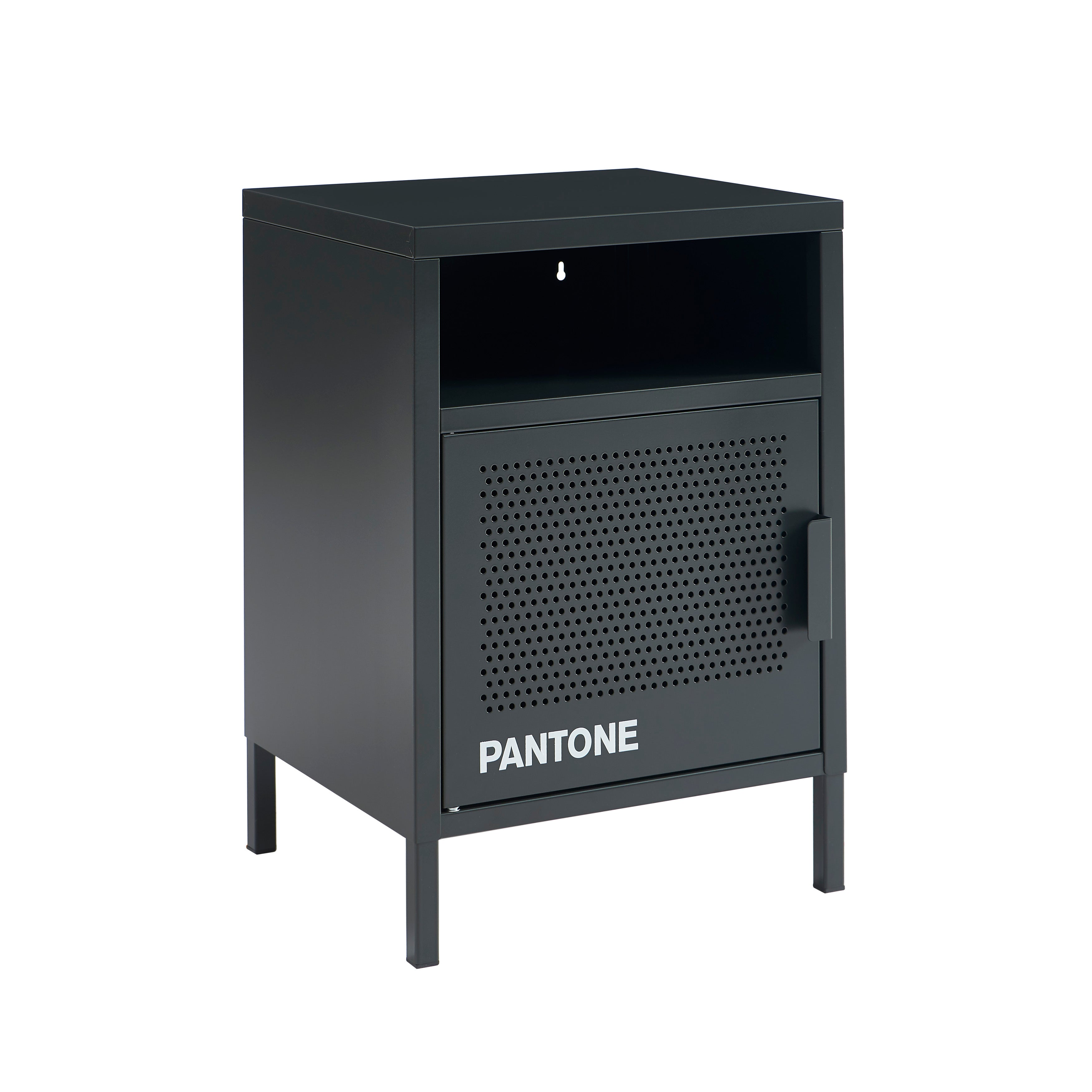 PANTONE® Metal Nightstand – Anthracite