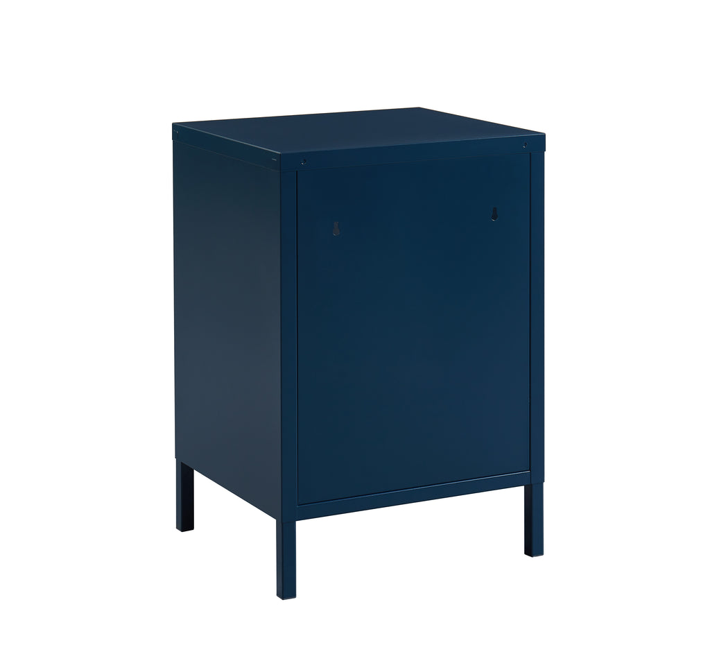 PANTONE® Metal 2-Drawer Nightstand – Midnight blue