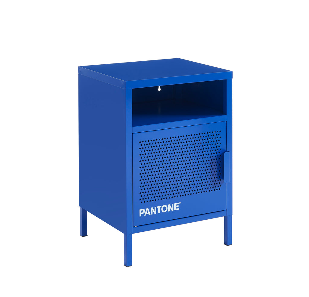 PANTONE® Metal Nightstand – Electric blue