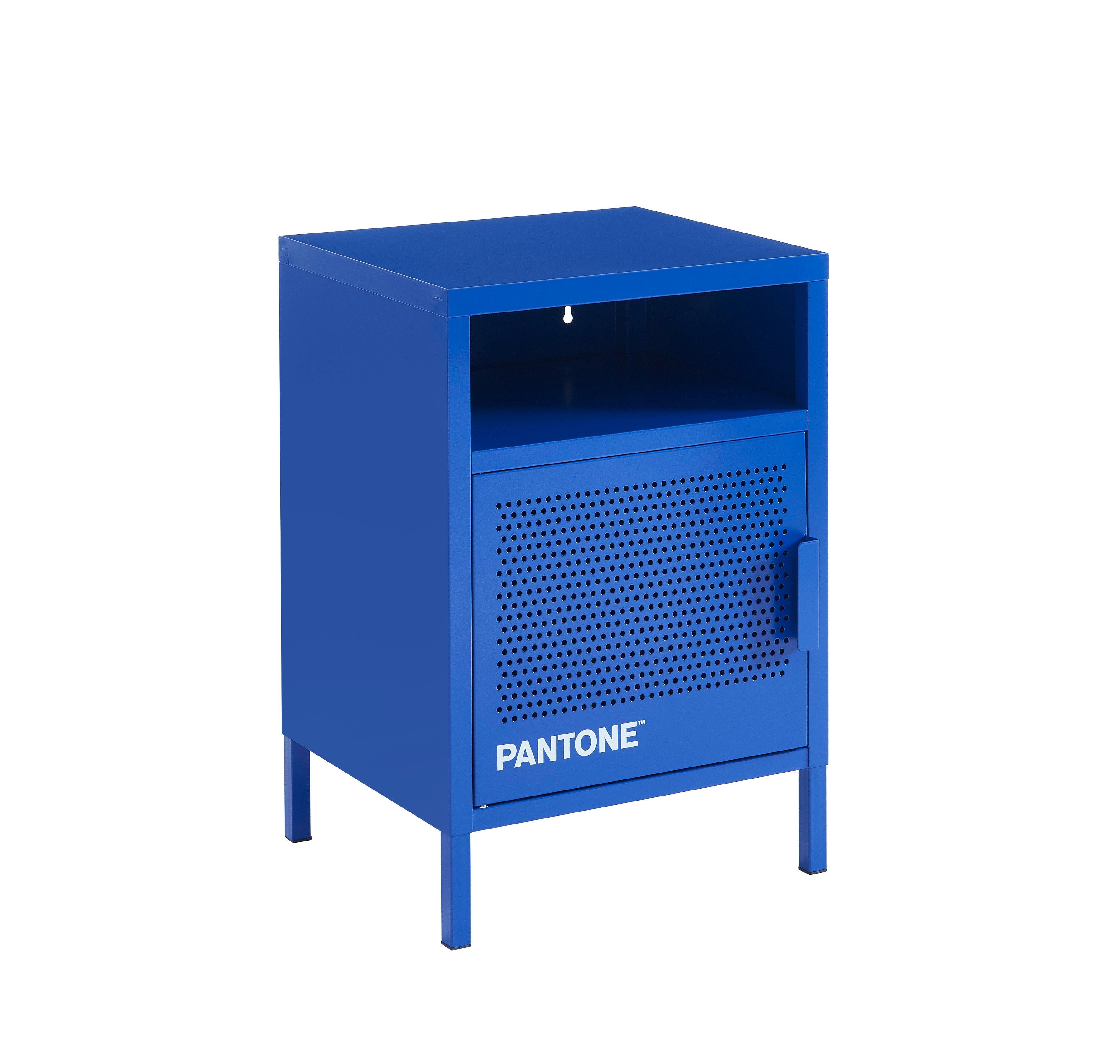 PANTONE® Metal Nightstand – Electric blue