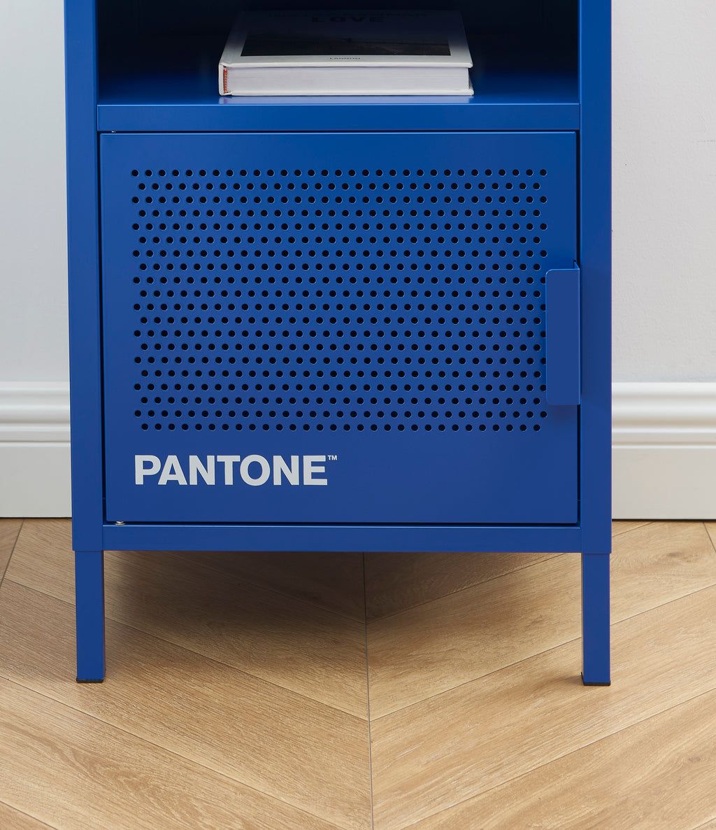 PANTONE® Metal Nightstand – Electric blue