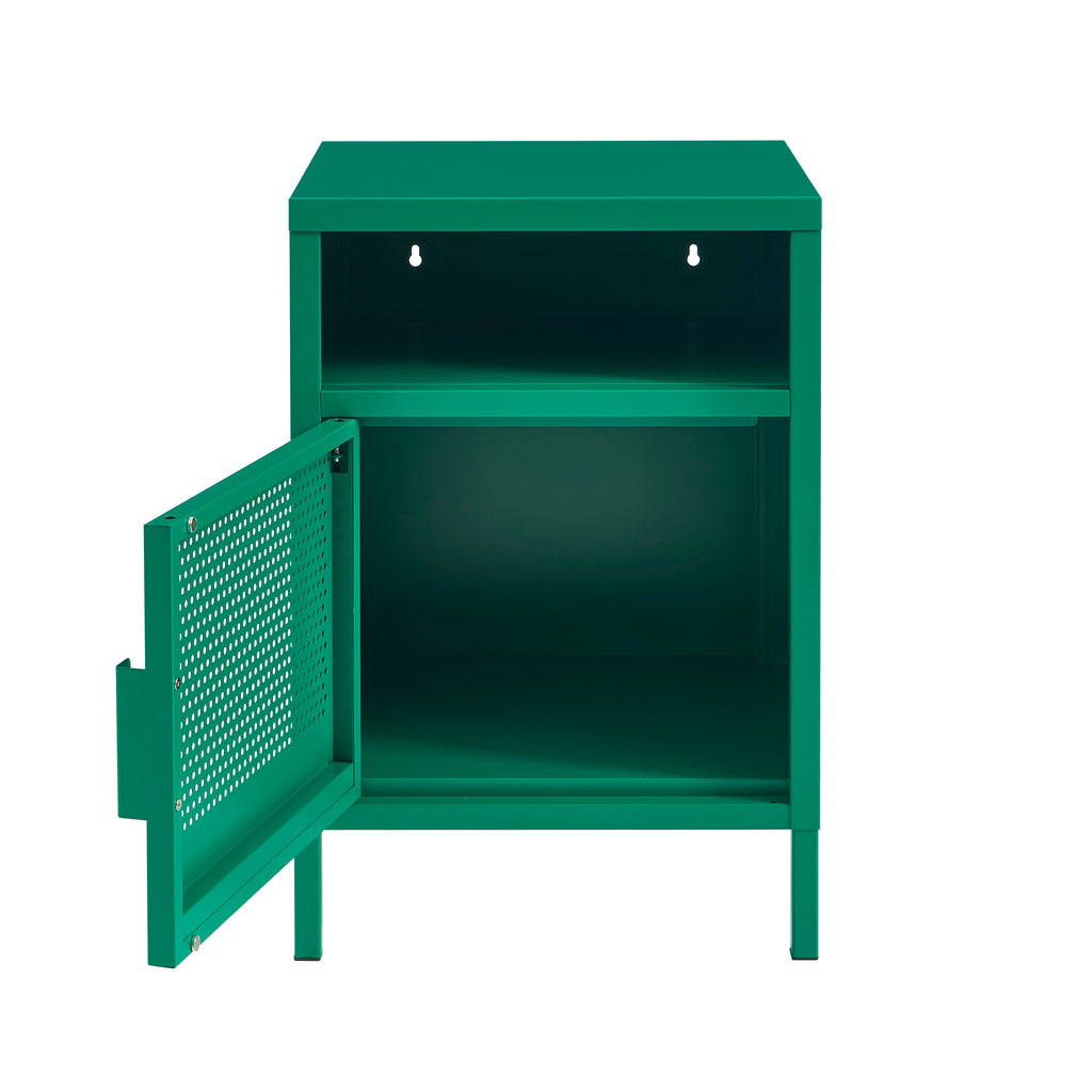 PANTONE® Metal Nightstand – Emerald green
