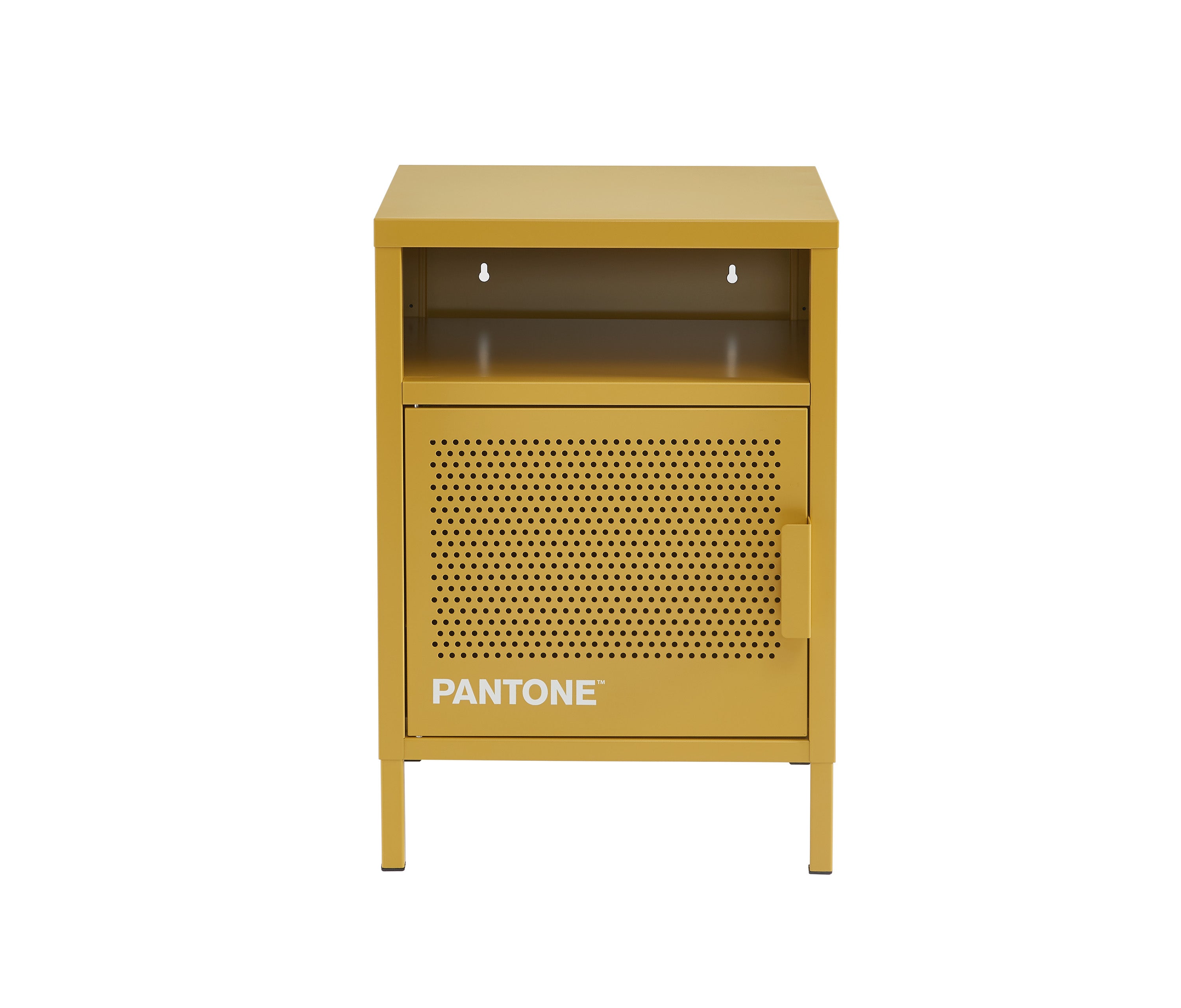 PANTONE® Metal Nightstand – Mustard