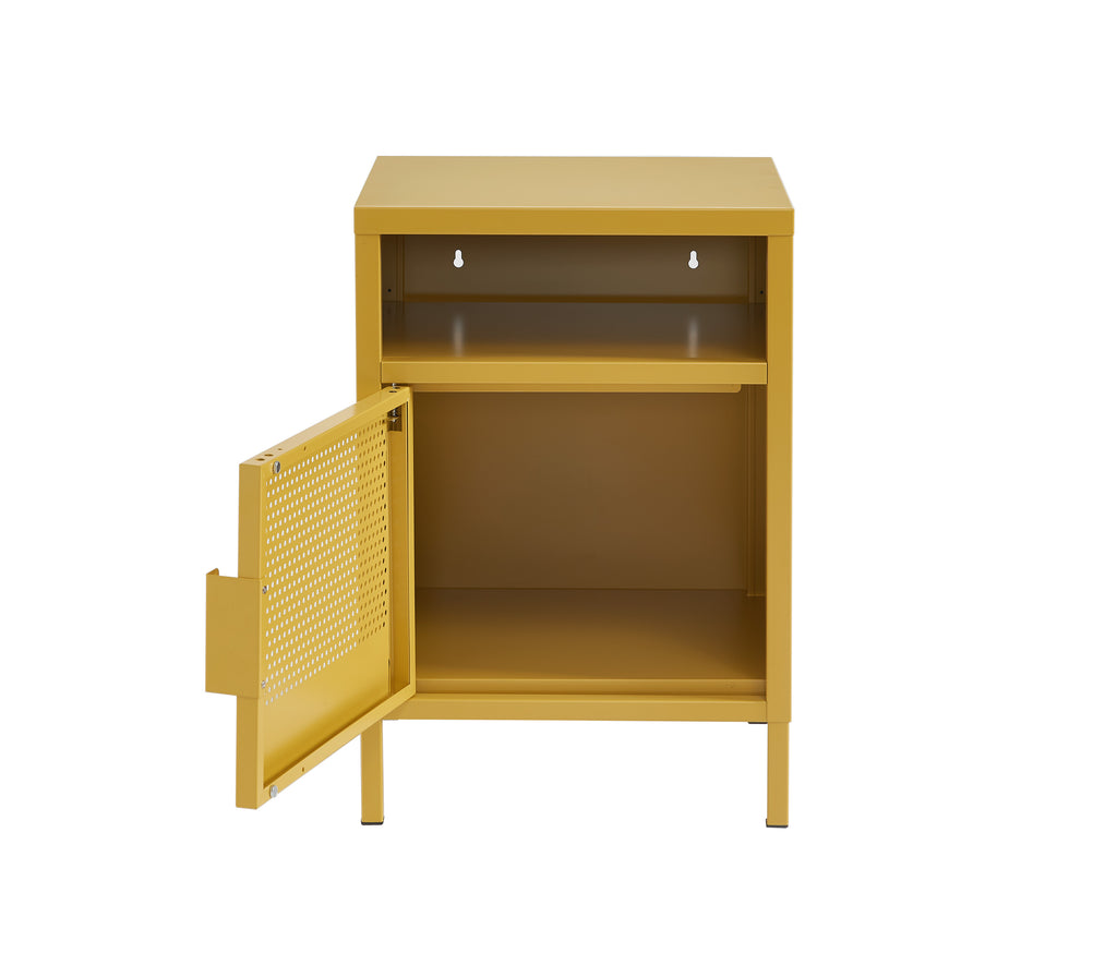 PANTONE® Metal Nightstand – Mustard