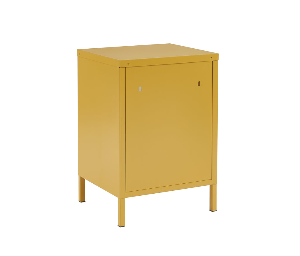 PANTONE® Metal Nightstand – Mustard