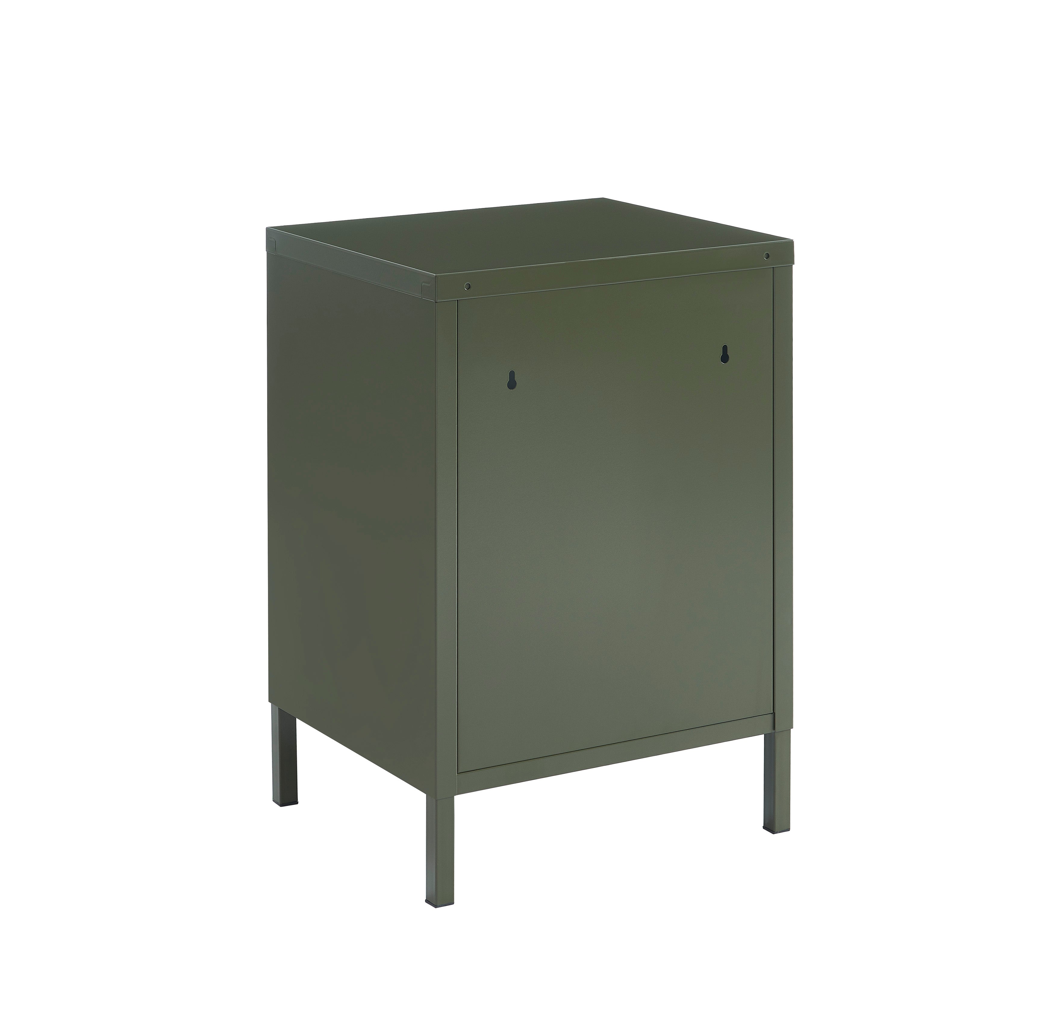 PANTONE® Metal Nightstand – Olive green