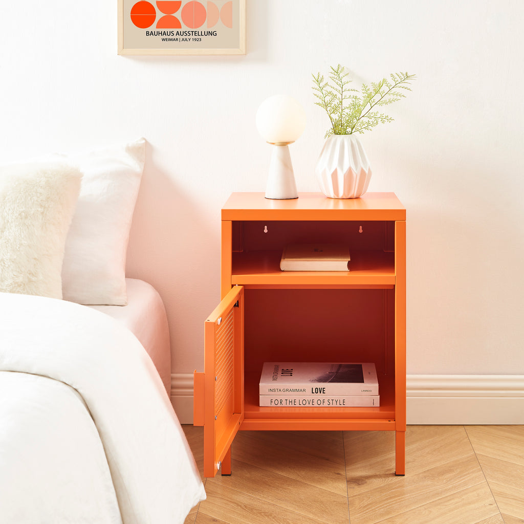 PANTONE® Metal Nightstand – Orange