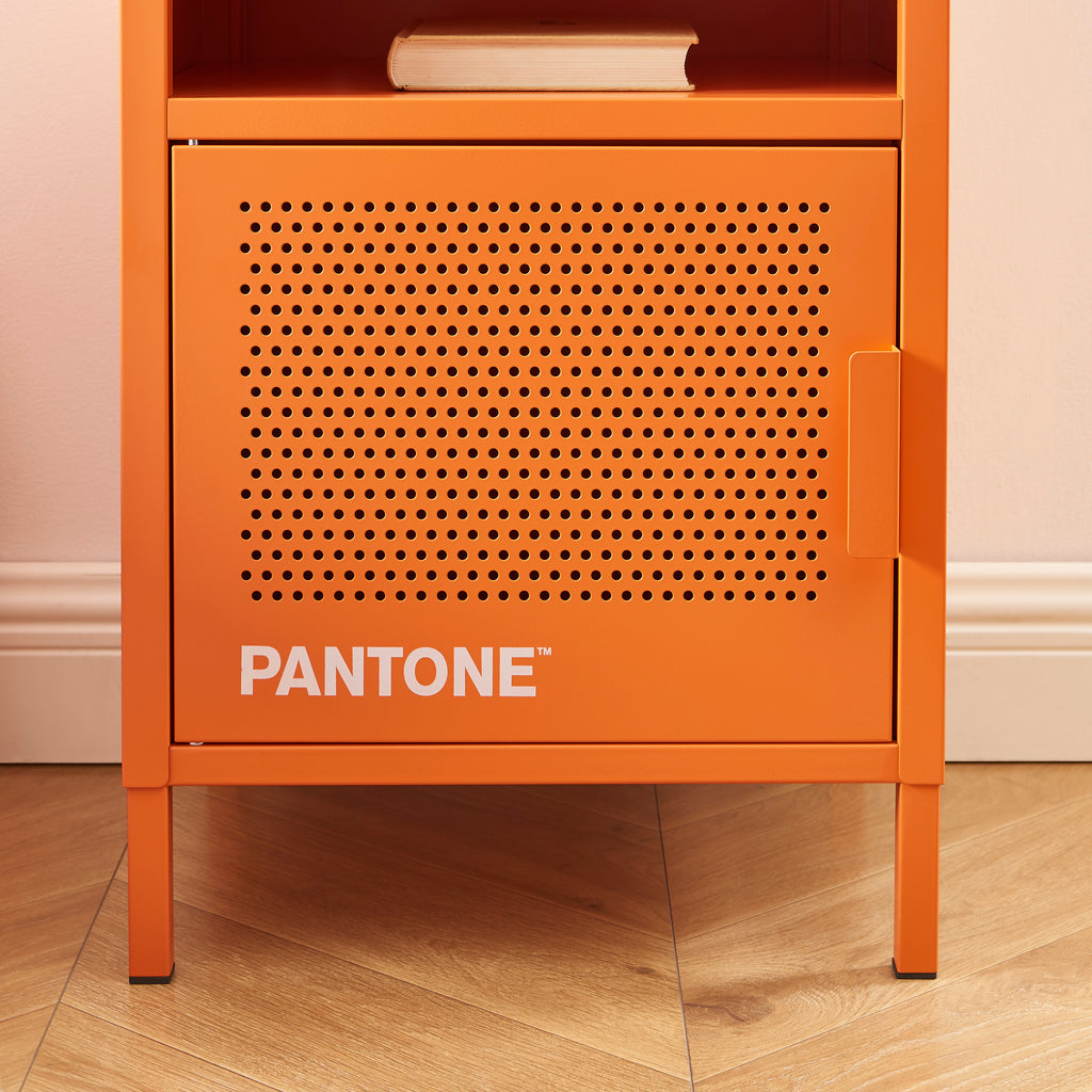 PANTONE® Metal Nightstand – Orange