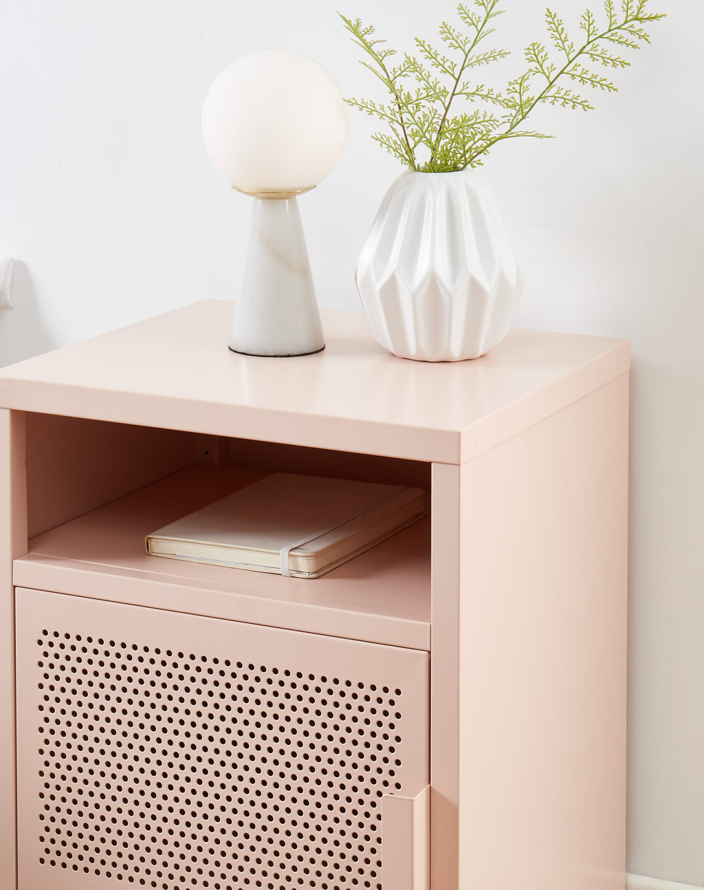 PANTONE® Metal Nightstand – Pink