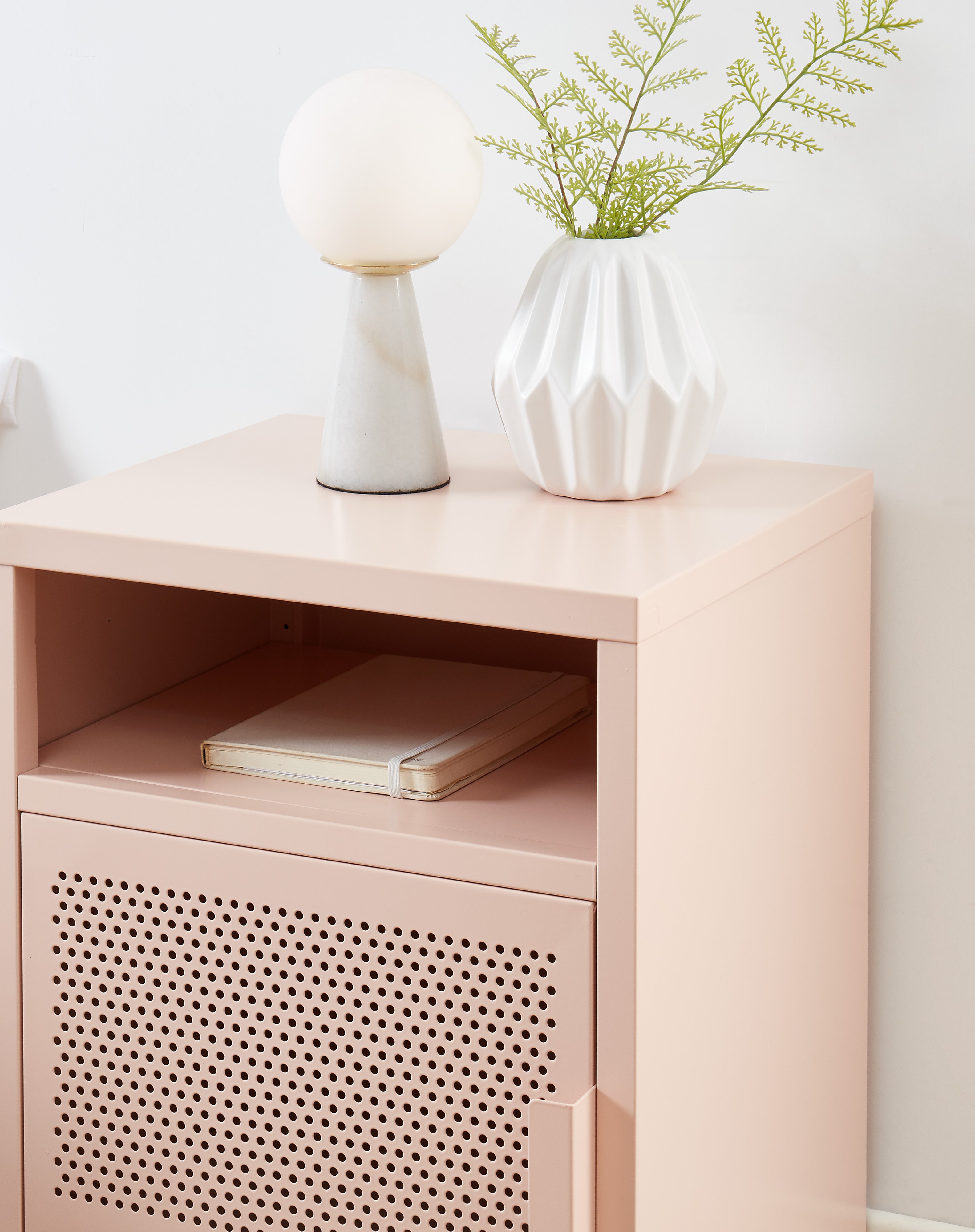 PANTONE® Metal Nightstand – Pink