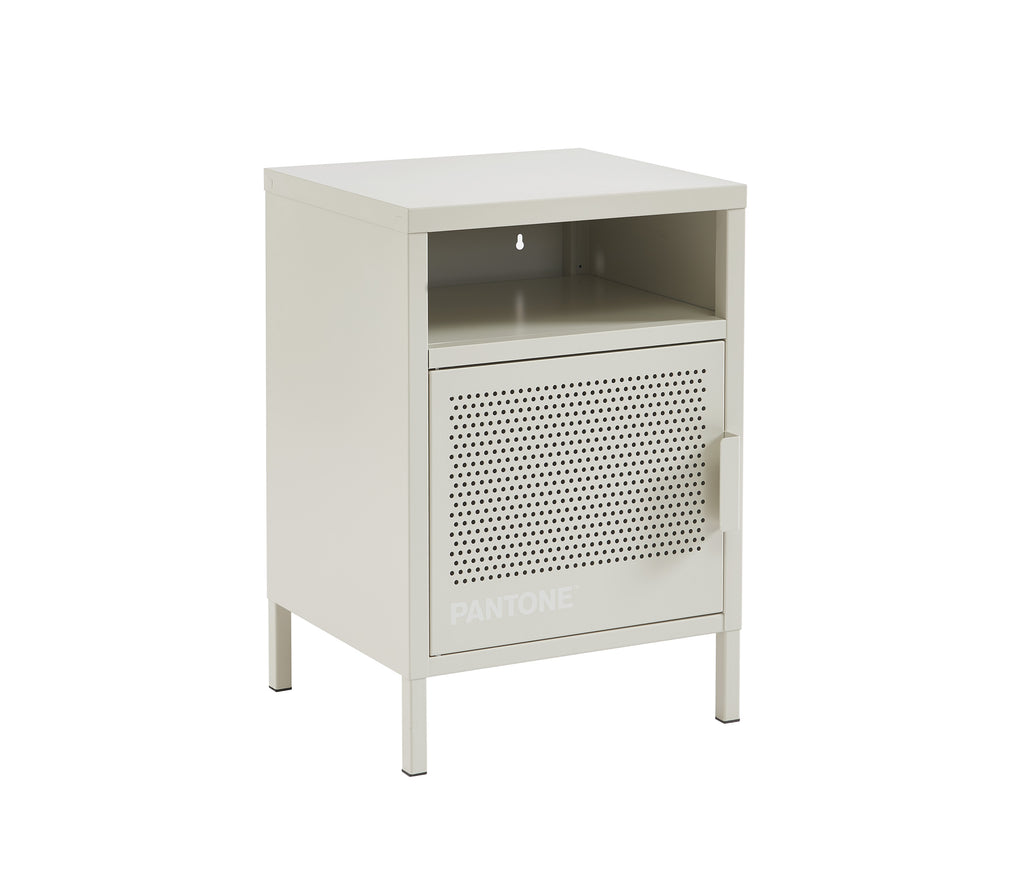 PANTONE® Metal 2-Drawer Nightstand – Sand