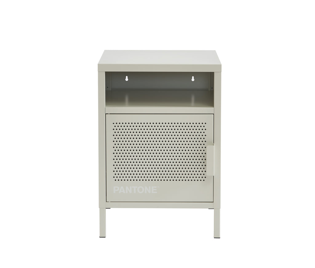 PANTONE® Metal 2-Drawer Nightstand – Sand
