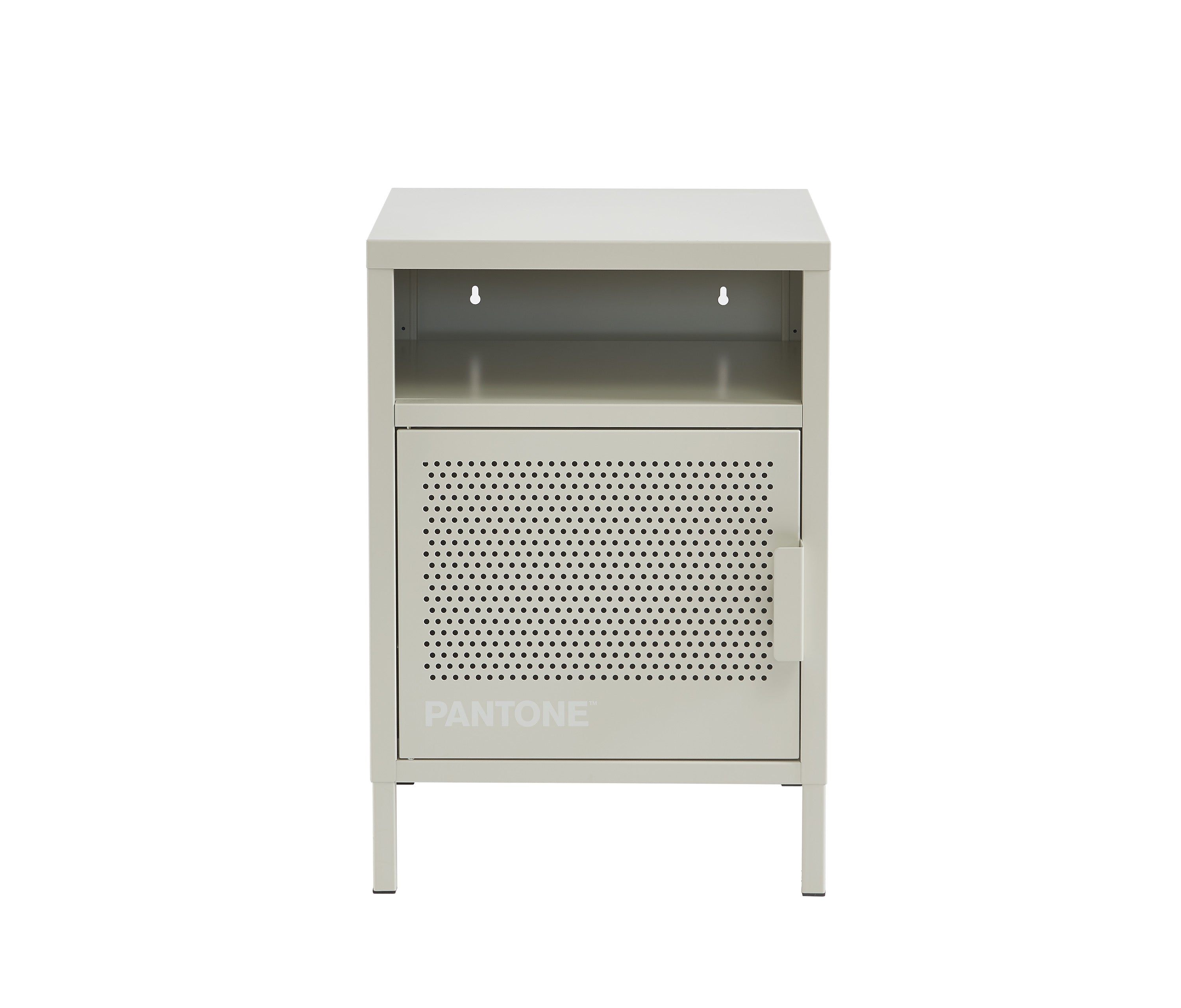 PANTONE® Metal 2-Drawer Nightstand – Sand