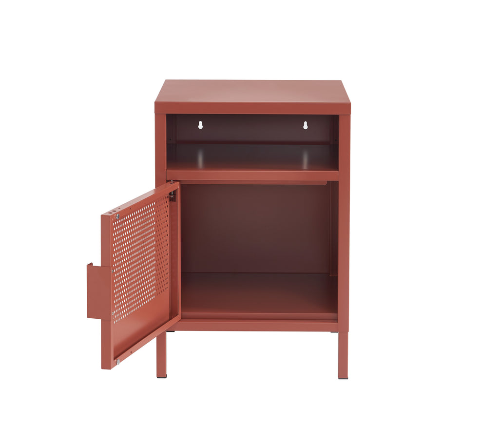 PANTONE® Metal Nightstand – Terracotta