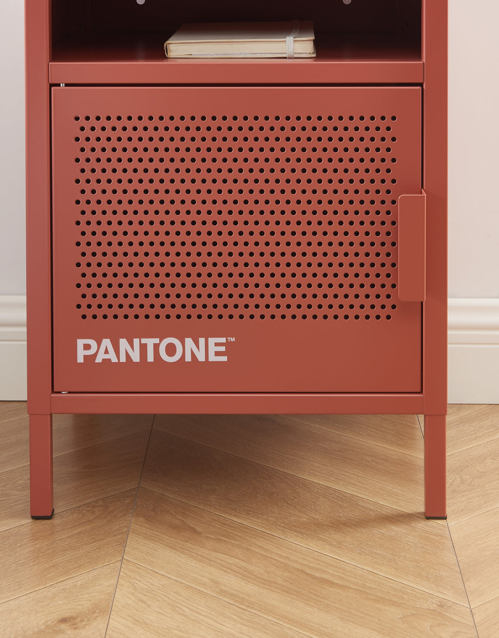 PANTONE® Metal Nightstand – Terracotta