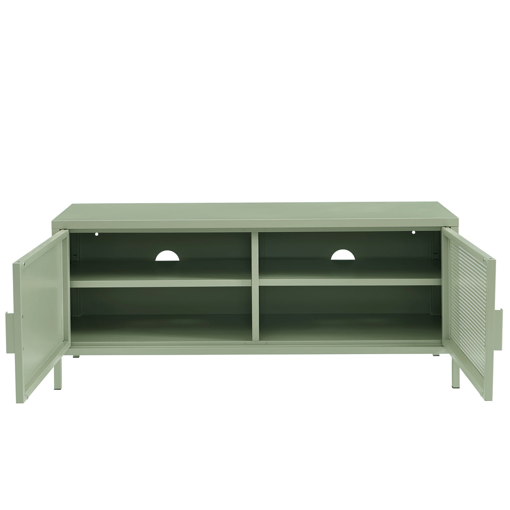 PANTONE® Metal TV Stand – Almond green