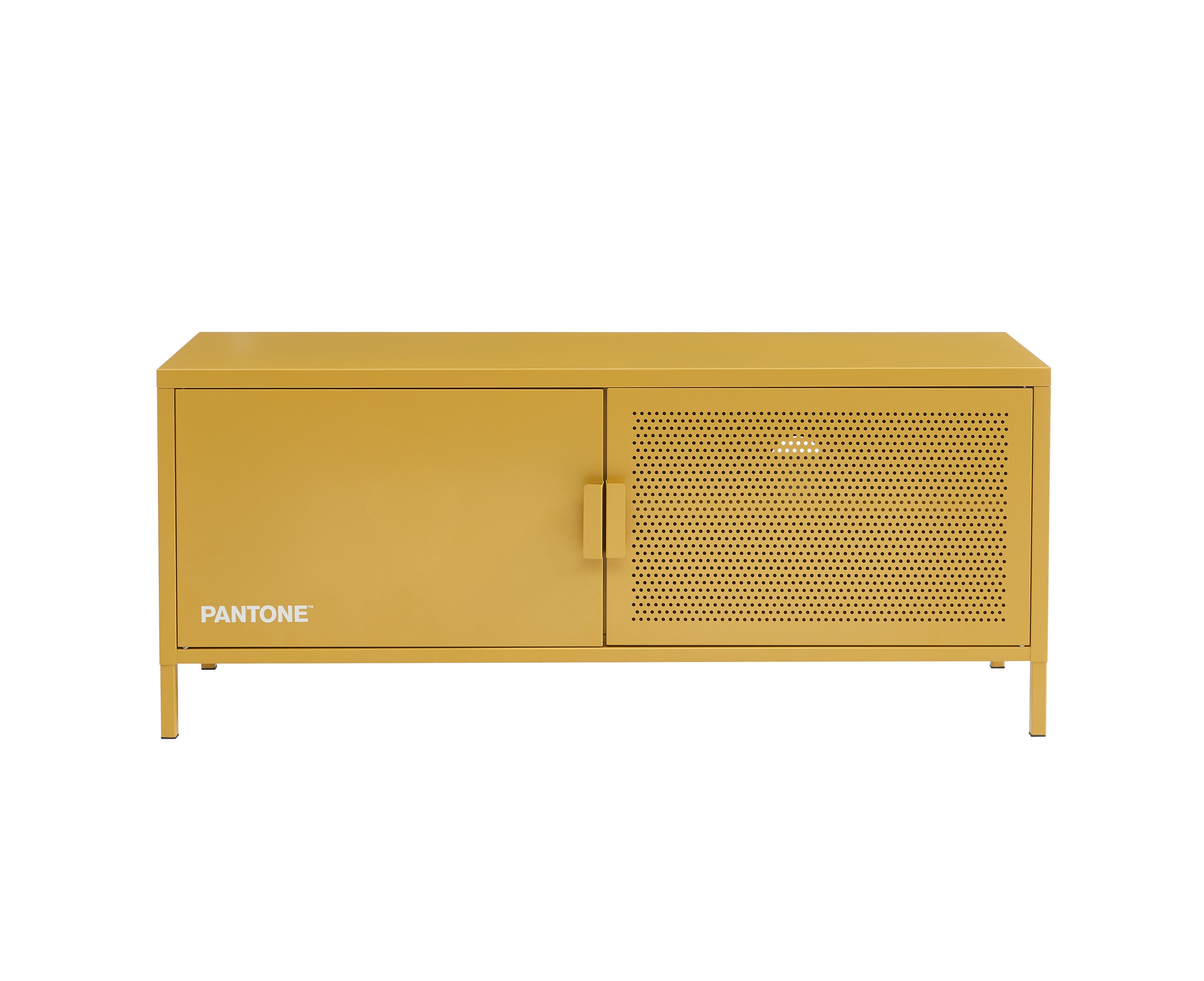 PANTONE® Metal TV Stand – Mustard