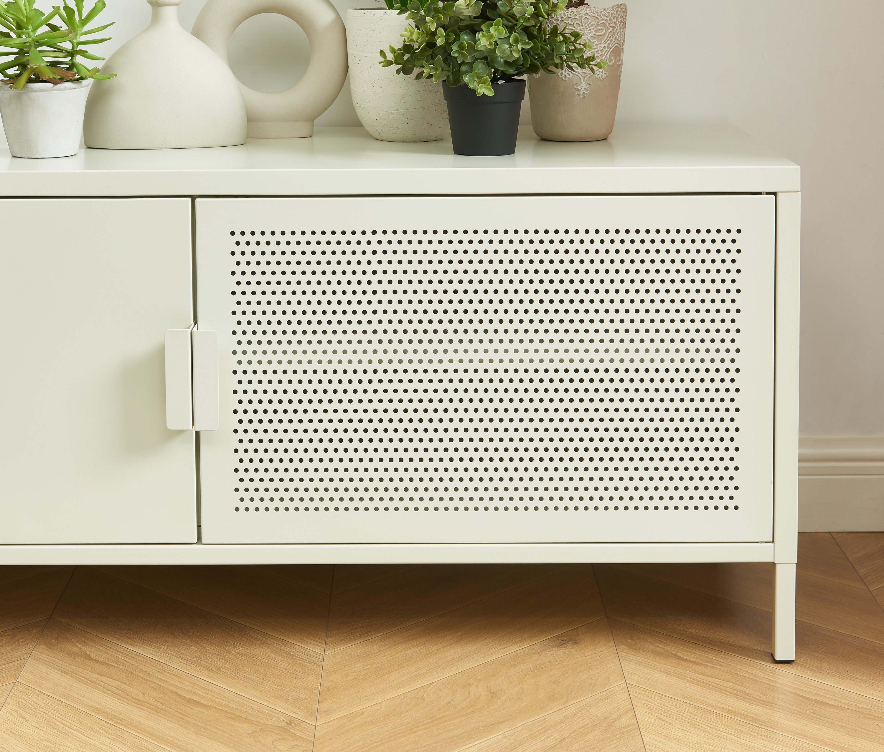 PANTONE® Metal TV Stand – Sand