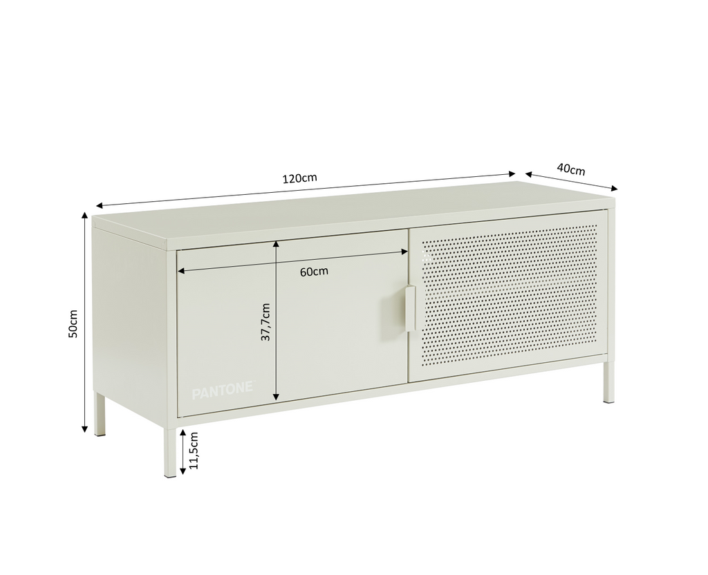 PANTONE® Metal TV Stand – Sand