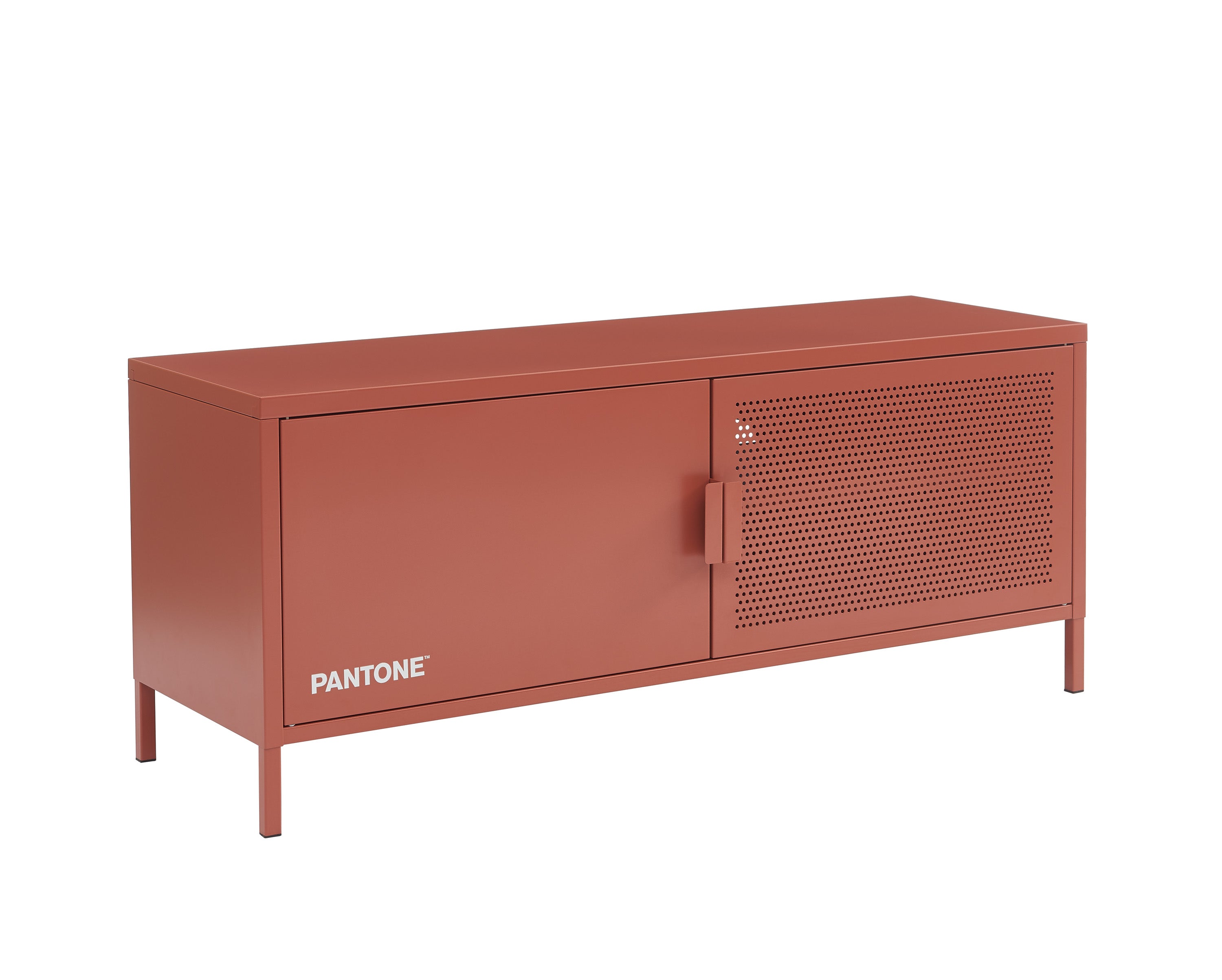 PANTONE® Metal TV Stand – Terracotta
