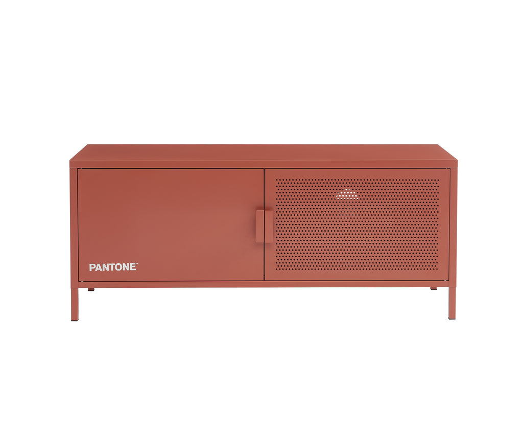 PANTONE® Metal TV Stand – Terracotta