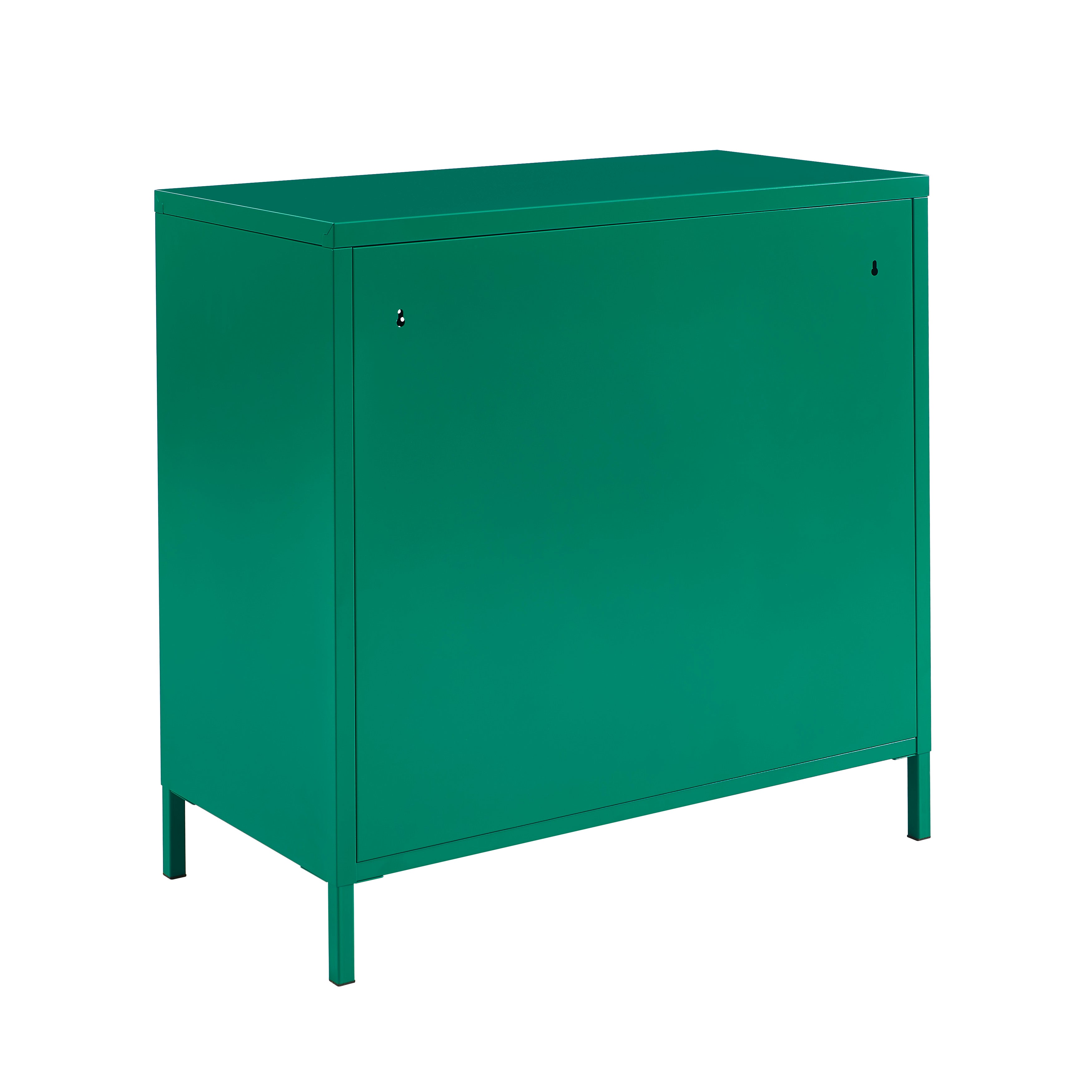 PANTONE® Metal 4-Drawer Chest – Emerald green