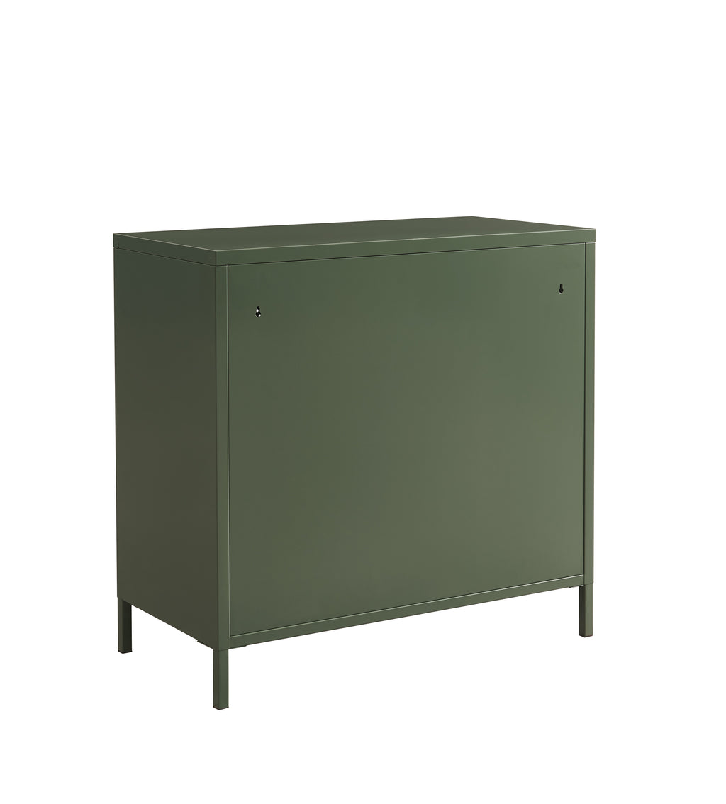 PANTONE® Metal 4-Drawer Chest – Olive green