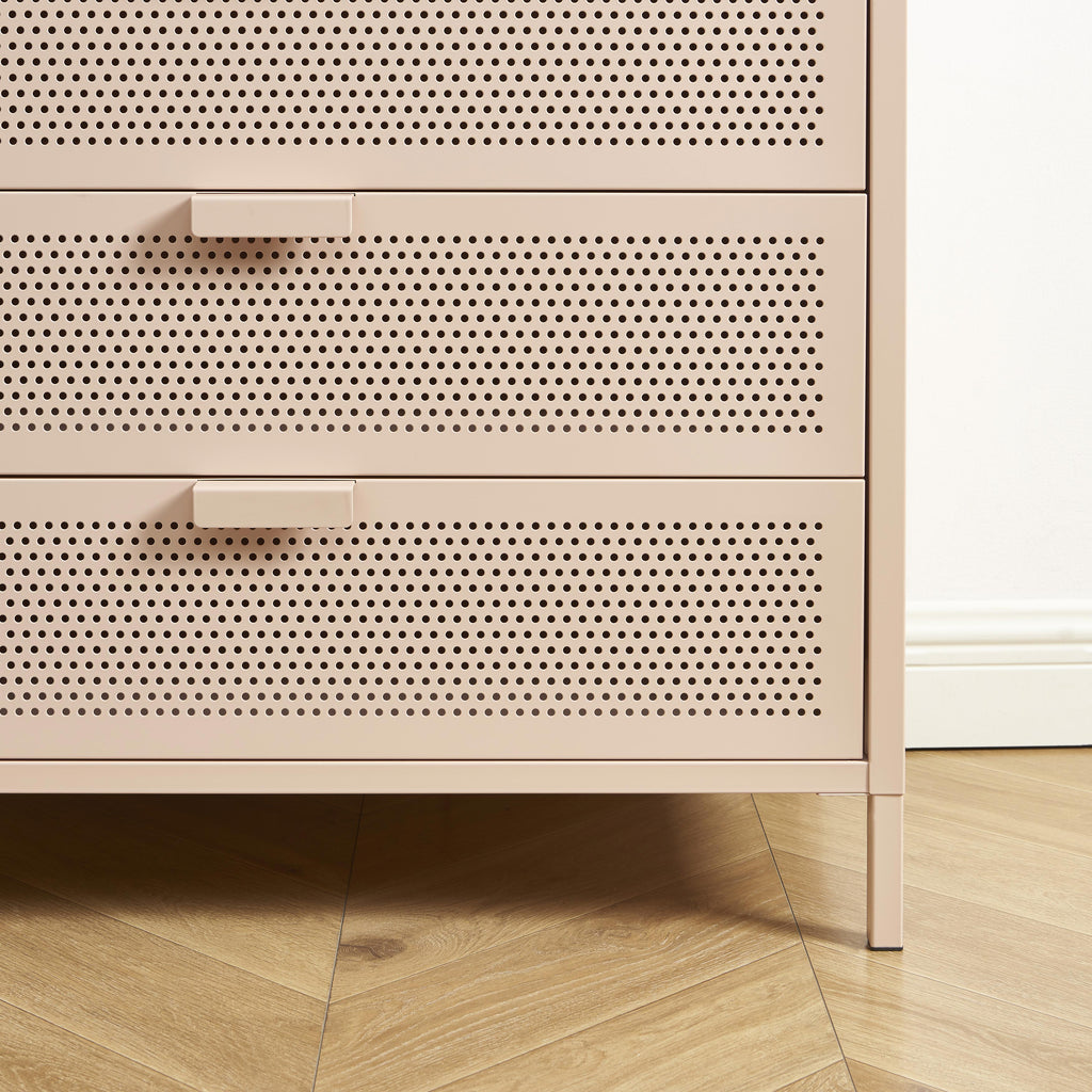 PANTONE® Metal 4-Drawer Chest – Pink