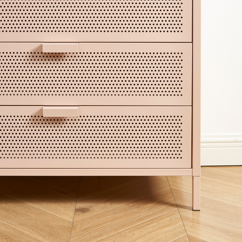 PANTONE® Metal 4-Drawer Chest – Pink
