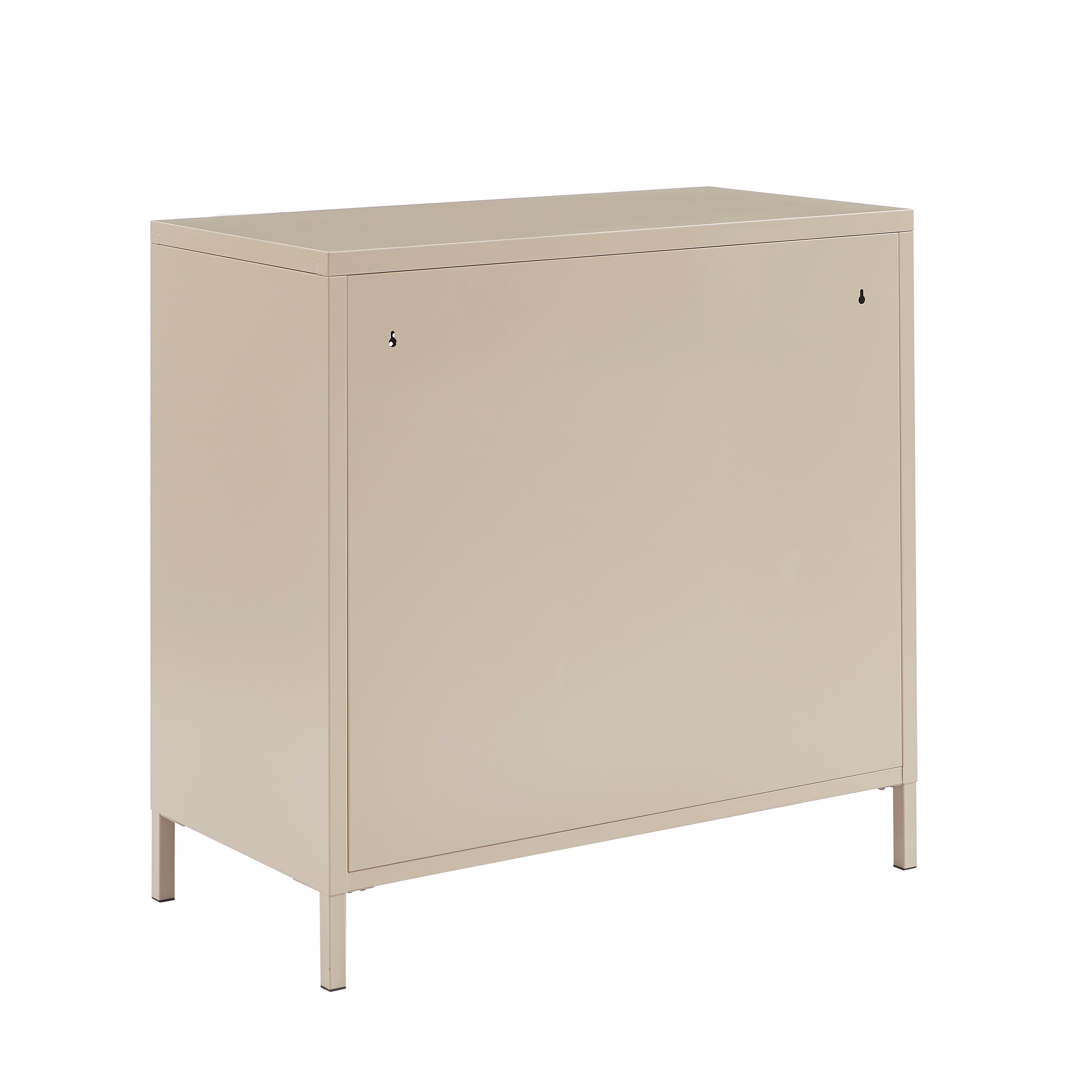 PANTONE® Metal 4-Drawer Chest – Taupe