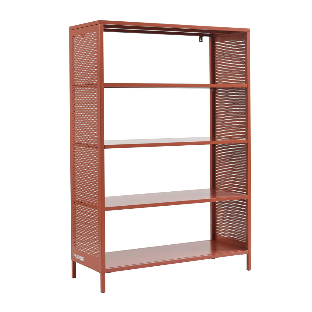 PANTONE® Metal Bookcase – Terracotta