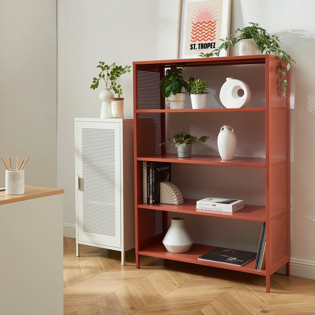 PANTONE® Metal Bookcase – Sand
