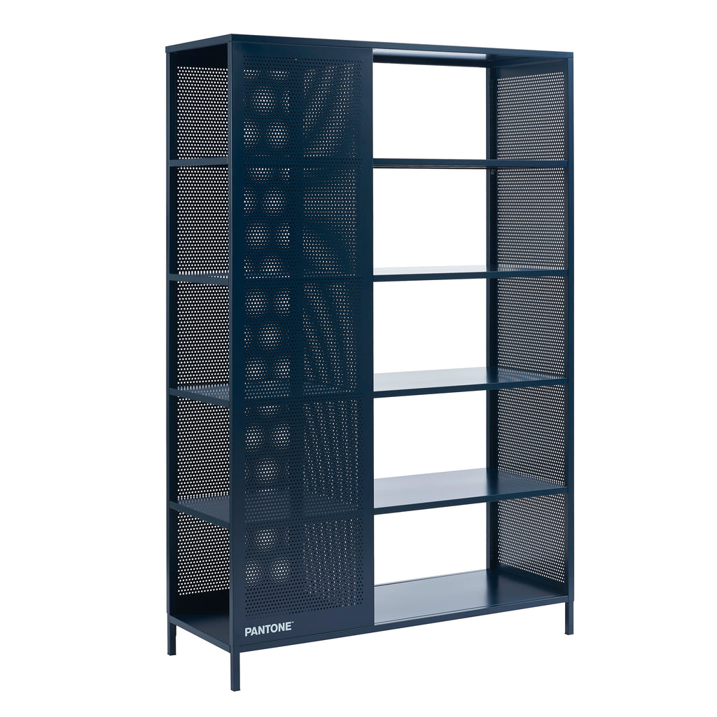 PANTONE® Metal Large Bookcase – Midnight blue