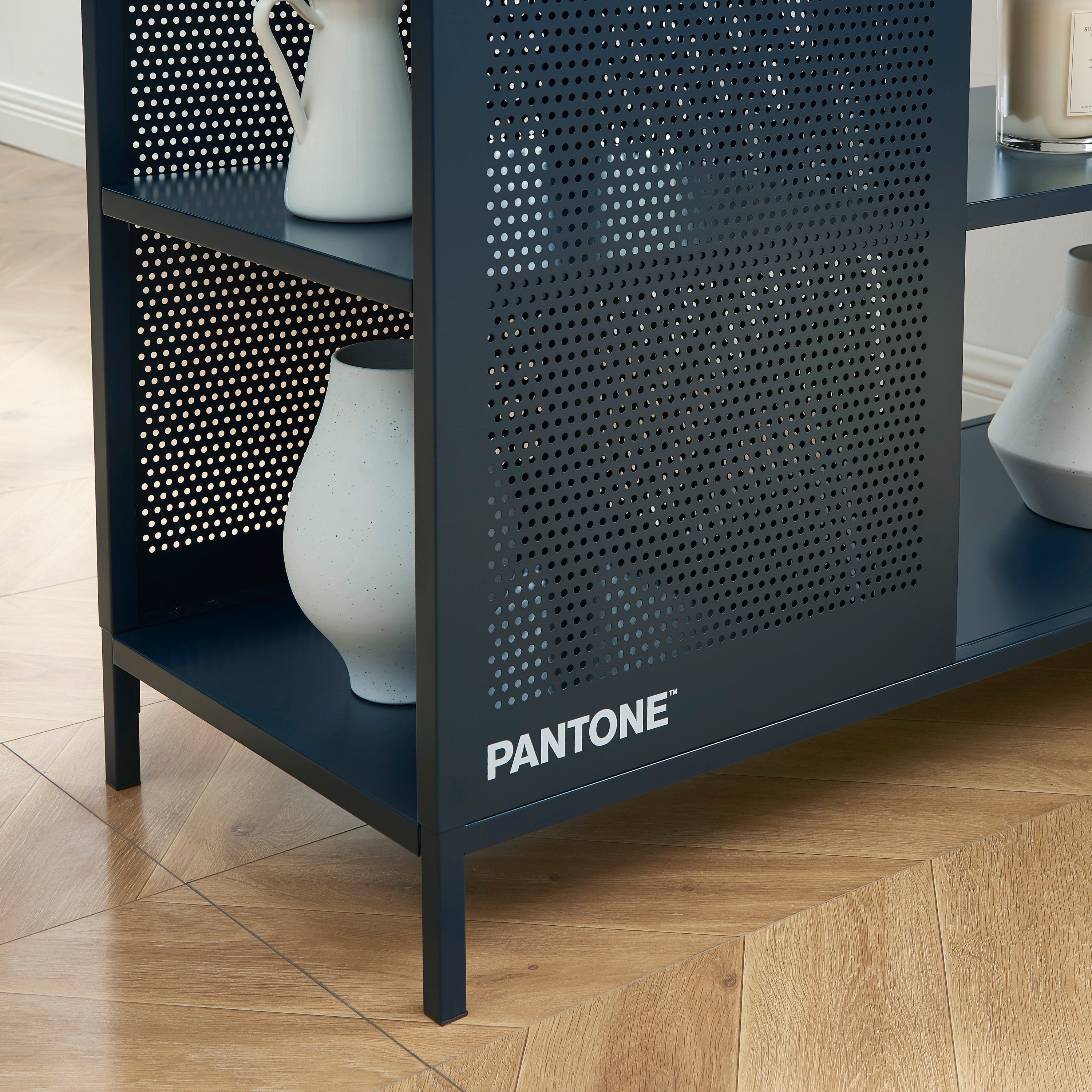 PANTONE® Metal Large Bookcase – Midnight blue