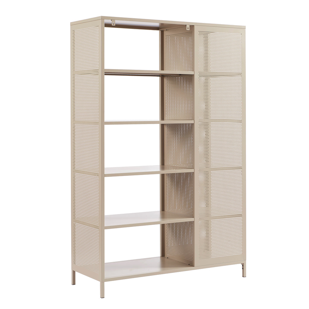 PANTONE® Metal Large Bookcase – Taupe