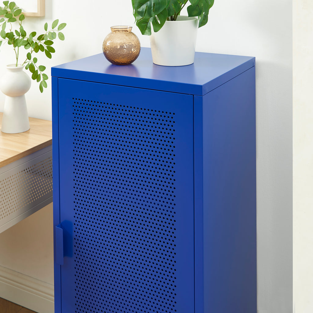 PANTONE® Metal Desk Pedestal – Electric blue