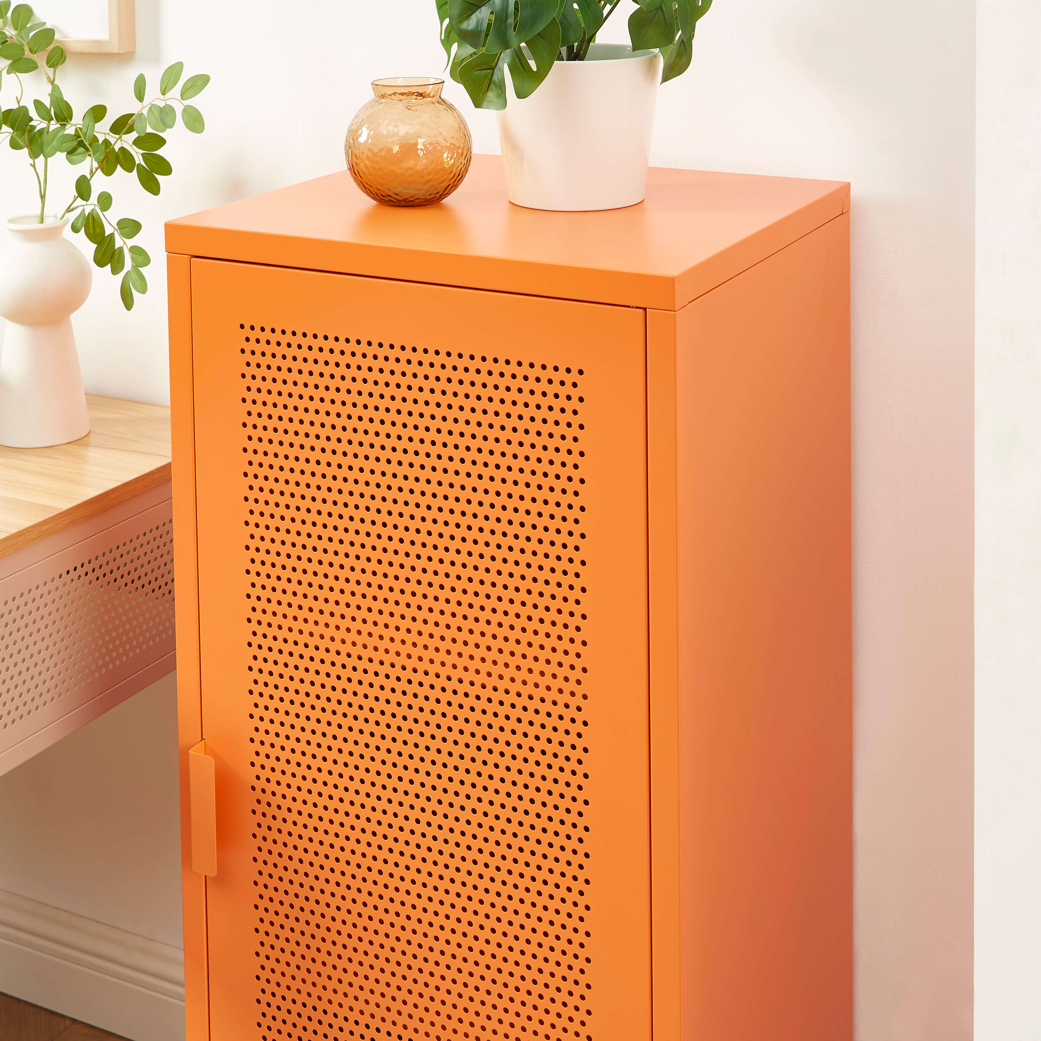 PANTONE® Metal Desk Pedestal – Orange
