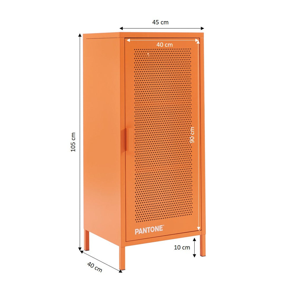 PANTONE® Metal Desk Pedestal – Orange