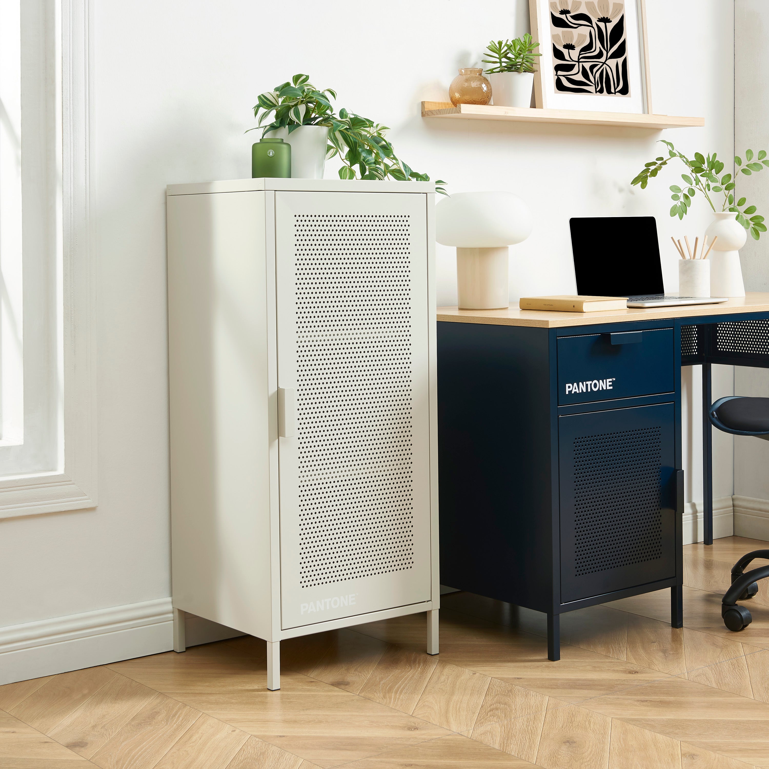 PANTONE® Metal Desk Pedestal – Sand