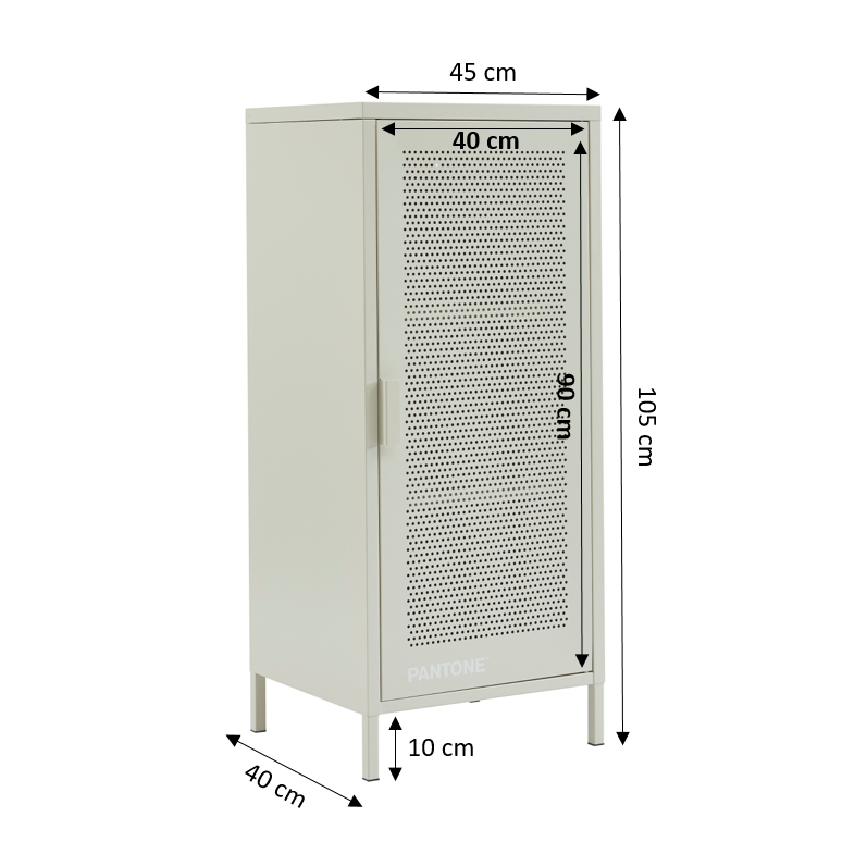 PANTONE® Metal Desk Pedestal – Sand